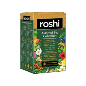 Roshi Assorted Green & Herbal Collection Green Tea Bags - 25 pieces