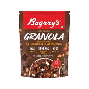 Bagrry's Belgian Dark Chocolate & Almonds Granola - 400 g