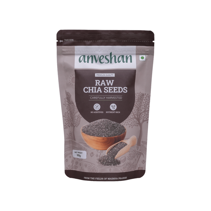 Anveshan Raw Chia Seeds - 300 g