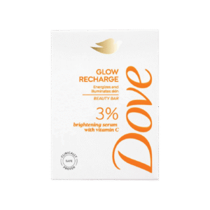 Dove 3% Brightening Serum + Vitamin C Glow Recharge Serum Soap Bar - 125 g