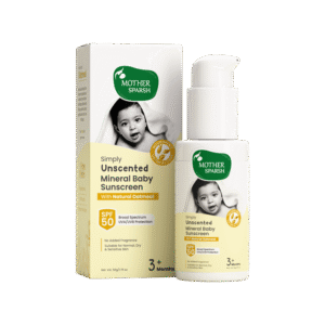Mother Sparsh Simply Unscented Mineral Baby Sunscreen - 50 g