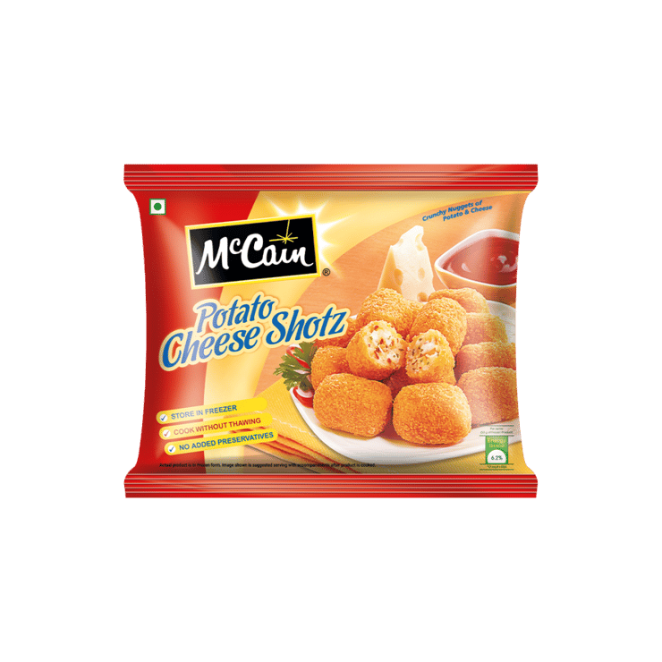 McCain Potato Cheese Nuggets Shotz (Frozen) - 250 g