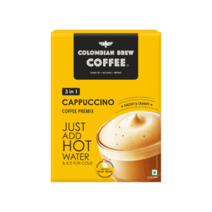 Colombian Brew Coffee Cappuccino Coffee Premix - 8 x 20 g