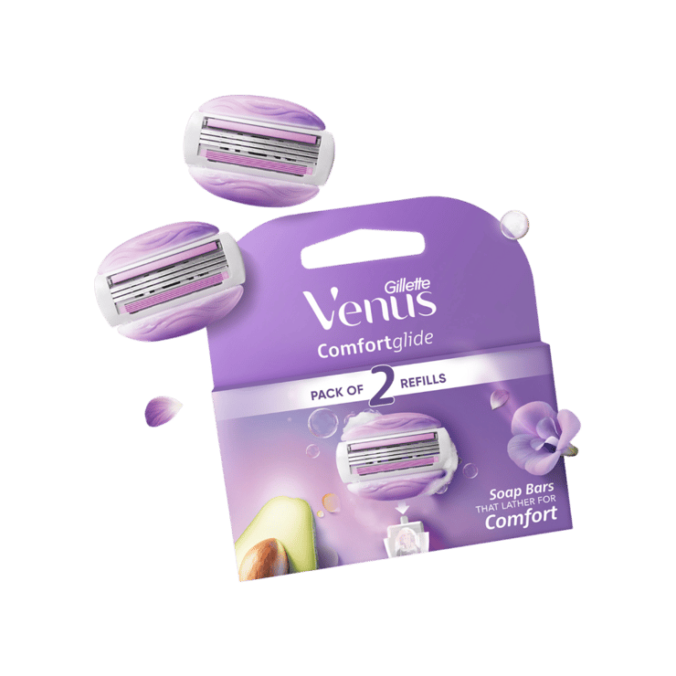 Gillette Venus Comfortglide Women's Razor Cartridge - 2 pieces