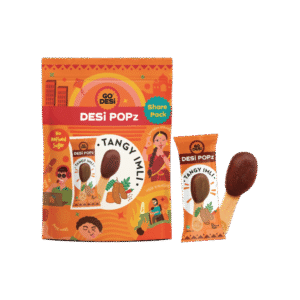 GO DESi Tangy Imli Desi Popz Lollipop Candy - 8 pieces