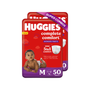 Huggies Baby Diaper (Pants, M, 7-12 kg) - Pack of 2