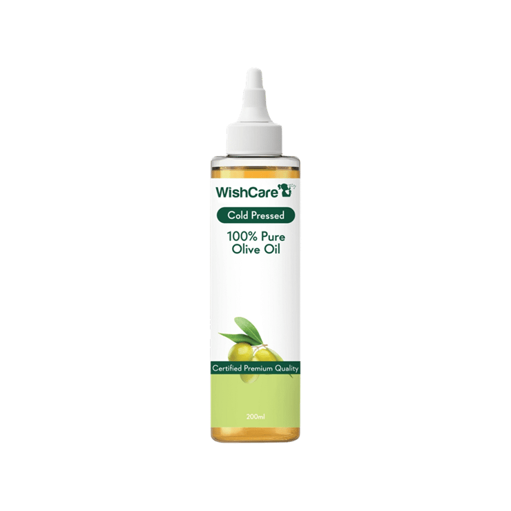 WishCare Cold Pressed 100% Pure Olive Oil - 200 ml