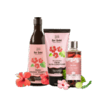Nat Habit Hibiscus Shampoo for Strength & Shine +  Hibiscus Conditioner for Damage Repair +  Hibiscus Amla Hair Oil for Hair Growth Combo - 250 ml + 150 ml + 100 ml