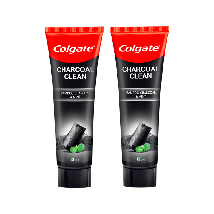 Colgate Bamboo Charcoal & Mint Toothpaste - 1 pack (2 x 120 g)