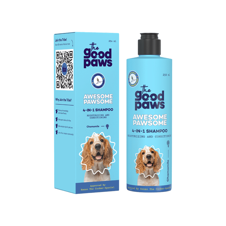 The Good Paws Awesome Pawsome 4 in 1 Dog Shampoo - 250 ml