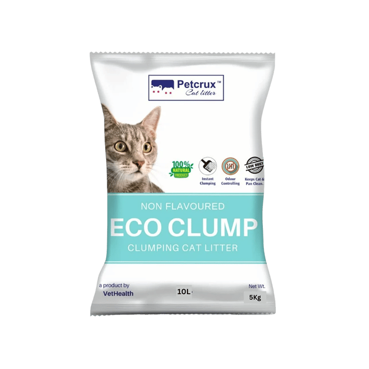 Petcrux Eco Clump Clumping Cat Litter - 5 kg
