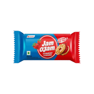 Jam O' Jam Strawberry Flavoured Cream Biscuits