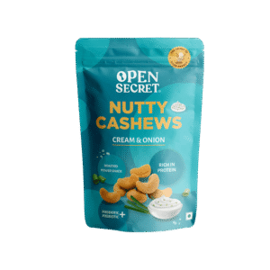 Open Secret Flavoured Cashew - Namkeen Cream & Onion - 135 g