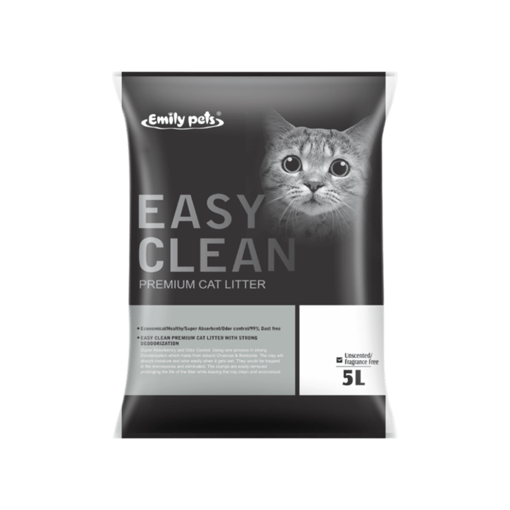 Emily pets Unscented Bentonite Cat Litter - 5 l