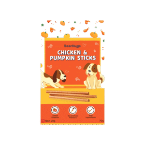 BearHugs Chicken & Pumpkin Sticks Dog Treat - 70 g