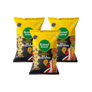 Beyond Snack Kerala Salt & Pepper Banana Chips - Pack of 3 - 3 x 70 g