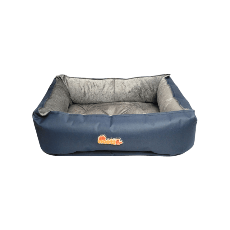 Nootie Soft Bed Dog Mat (Blue, Grey) - 1 unit