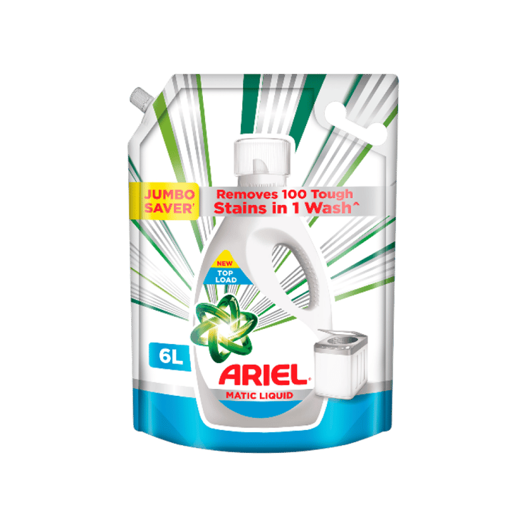 Ariel Matic Top Load Liquid Detergent with Fresh Fragrance - 6 ltr