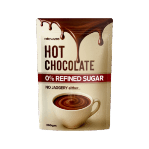 Mevano Hot Chocolate Mix (0% Refined Sugar) - 200 g