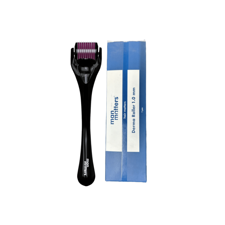 Man Matters Derma Roller - 1 mm Titanium Needles - 1 unit