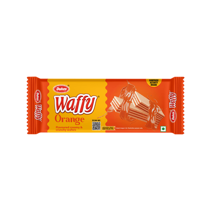 Dukes Waffy Orange Wafers - 55 g