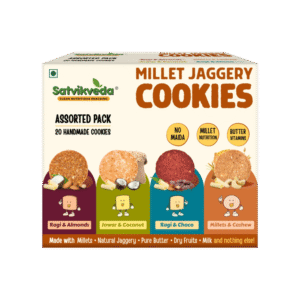 Satvikveda Millet Jaggery Assorted Cookies Biscuits
