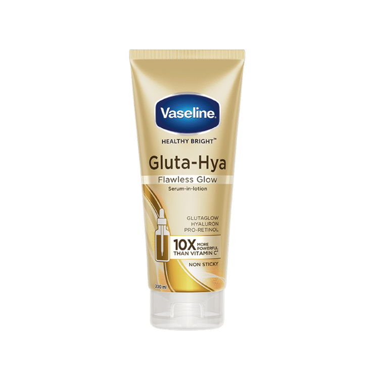 Vaseline Gluta-Hya Flawless Glow Serum-In Body Lotion - 200 ml
