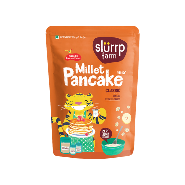 Slurrp Farm Classic Vanilla Pancake Mix - 150 g