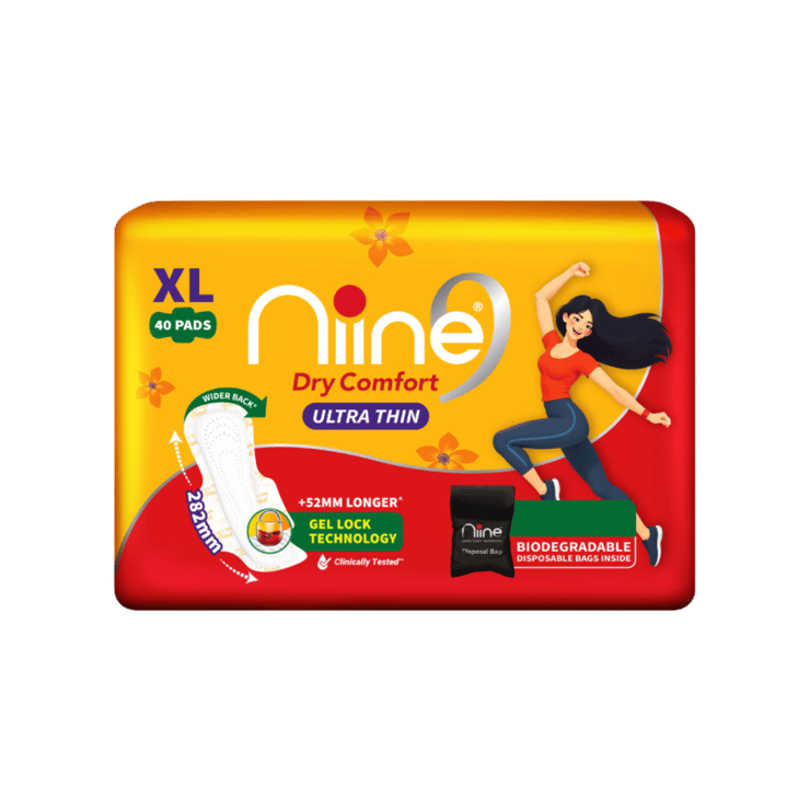 Niine Dry Comfort Ultra Thin Sanitary Pads - 1 pack (40 pieces)