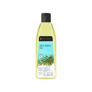 Soulflower Organic Anti-Dandruff Tea Tree Hair Oil for Scalp & Hair - 120 ml