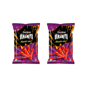 Doritos Dinamita Sizzling Hot Nachos Crips - Pack of 2 - 2 x 56 g