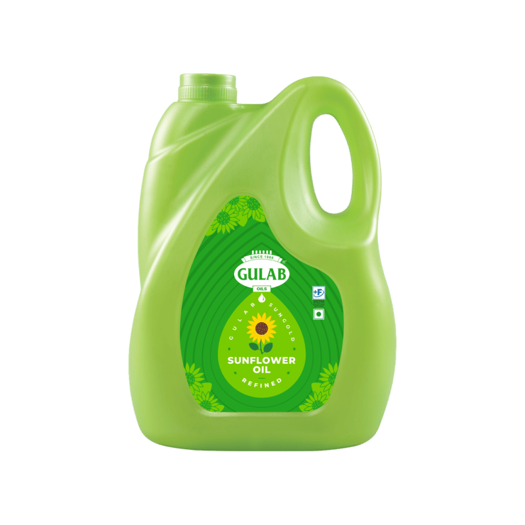 Gulab Refined Sunflower Oil - 4.35 kg