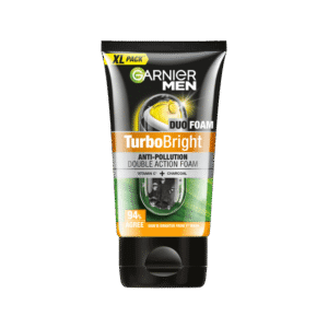 Garnier Men Turbo Bright Anti-Pollution Double Action Face Wash 150 g - 150 g