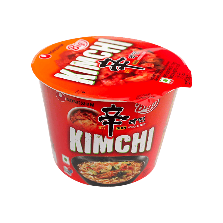 Nongshim Big Bowl Shin Kimchi Noodles - 112 g