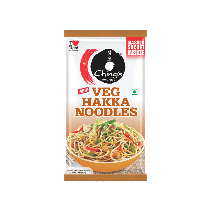 Ching's Secret Veg Hakka Noodles with Masala - 140 g
