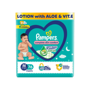 Pampers All Round Protection Anti Rash Baby Diaper (M, 7-12 kg)
