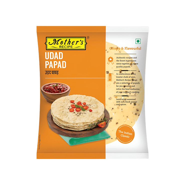 Mother's Recipe Urad Dal Papad - 180 g