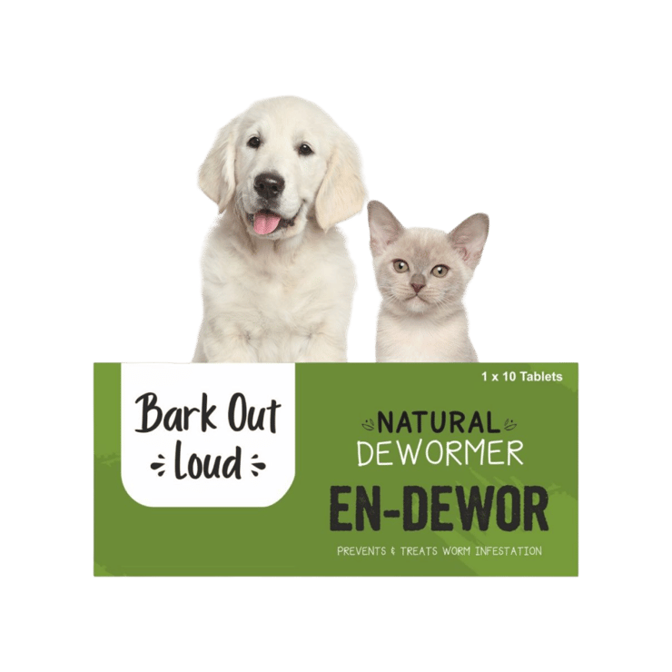 Bark Out Loud Natural Dewormer Pet Supplement for gut health - 1 pack (10 pieces)