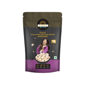 Lotus Himalayan Pink Salt And Pepper Flavoured Makhana - 55 g