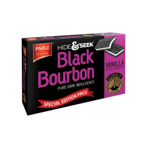 Hide & Seek Black Bourbon Biscuits (Vanilla)