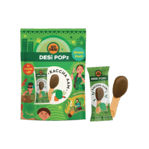 GO DESi Kaccha Aam Desi Popz Lollipop Candy - 8 pieces