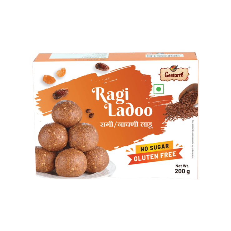 Gluten Free Ragi Laddu by GEETARTH - 200 g