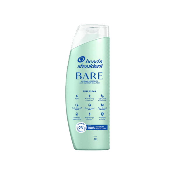 Head & Shoulders Bare Pure Clean Shampoo - 400 ml