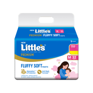 Little's Premium Baby Diaper Pants, M, 7-12 kg