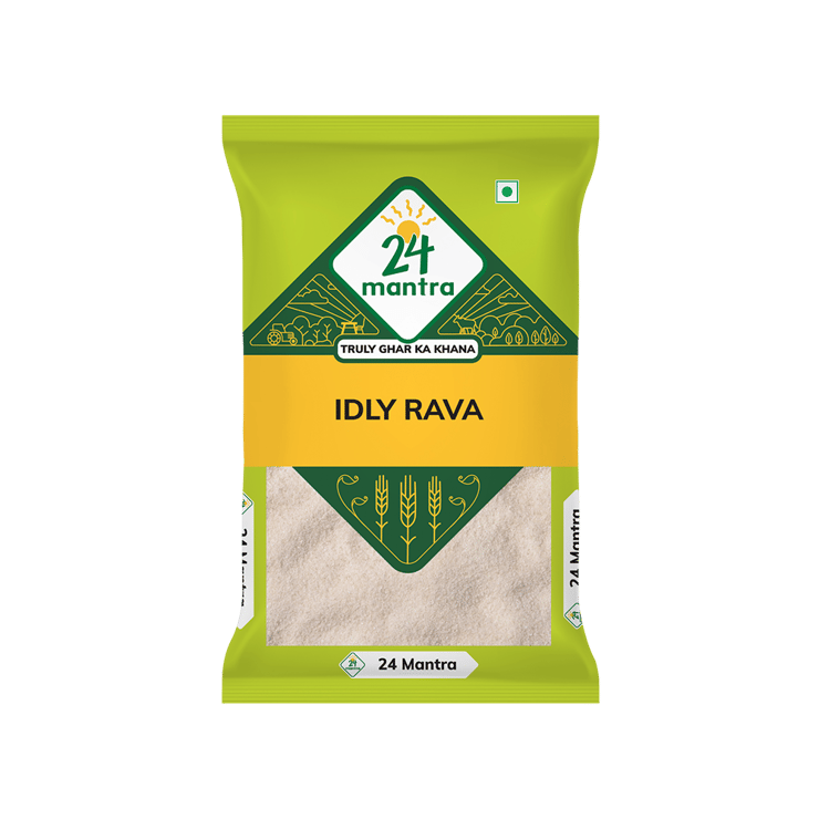 24 Mantra Organic Idly Rava/Sooji - 500 g