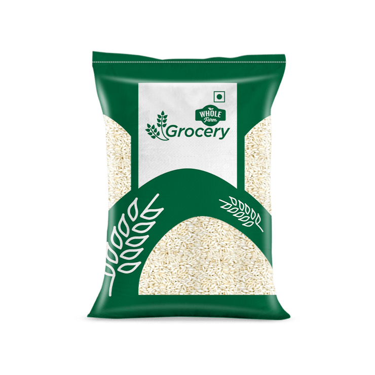 Whole Farm Grocery Raw HMT Kolam Rice (Medium Grain) - 1 kg