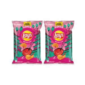 Lay's Korean Chilli Potato Chips - Pack of 2 - 2 x 78 g