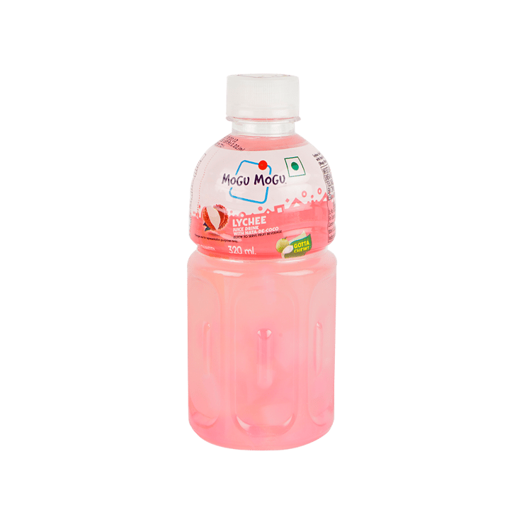 Mogu Mogu Lychee Fruit Drink with Nata De Coco