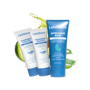 LetsShave Transparent Shave Gel & After Shave Balm - 30 ml + 30 ml
