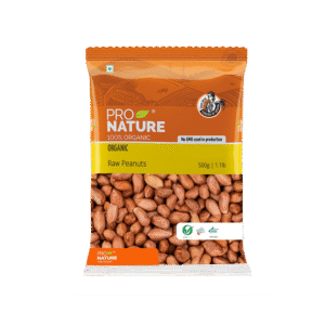 Pro Nature Raw Organic Peanuts - 500 g